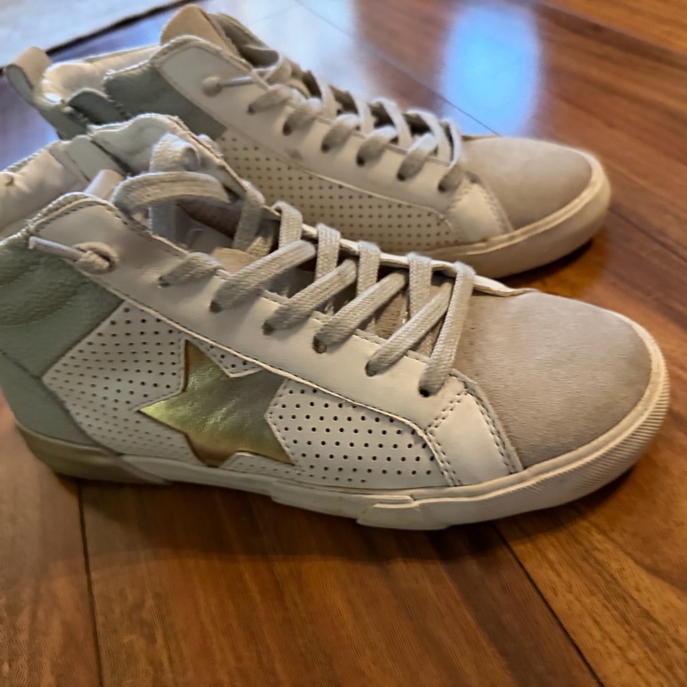 Vintage Havana Axel High-Top Sneakers with Star Size 6.5